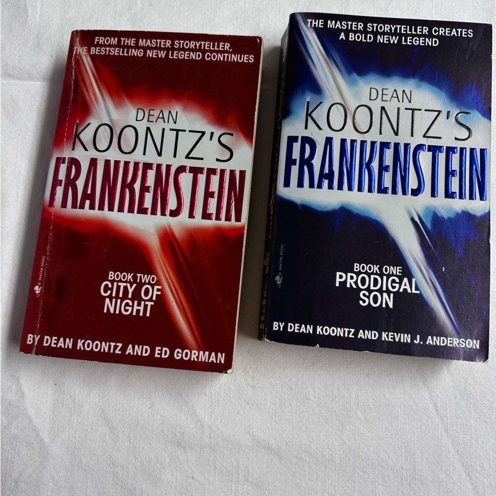 Dean Koontz's Frankenstein PB Prodigal Son City Of Night paperback bundle